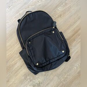 Madden Girl Black and Gold Backpack